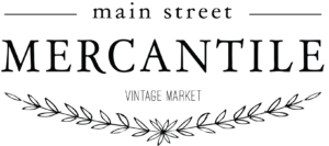 main street mercantile logo vintage market